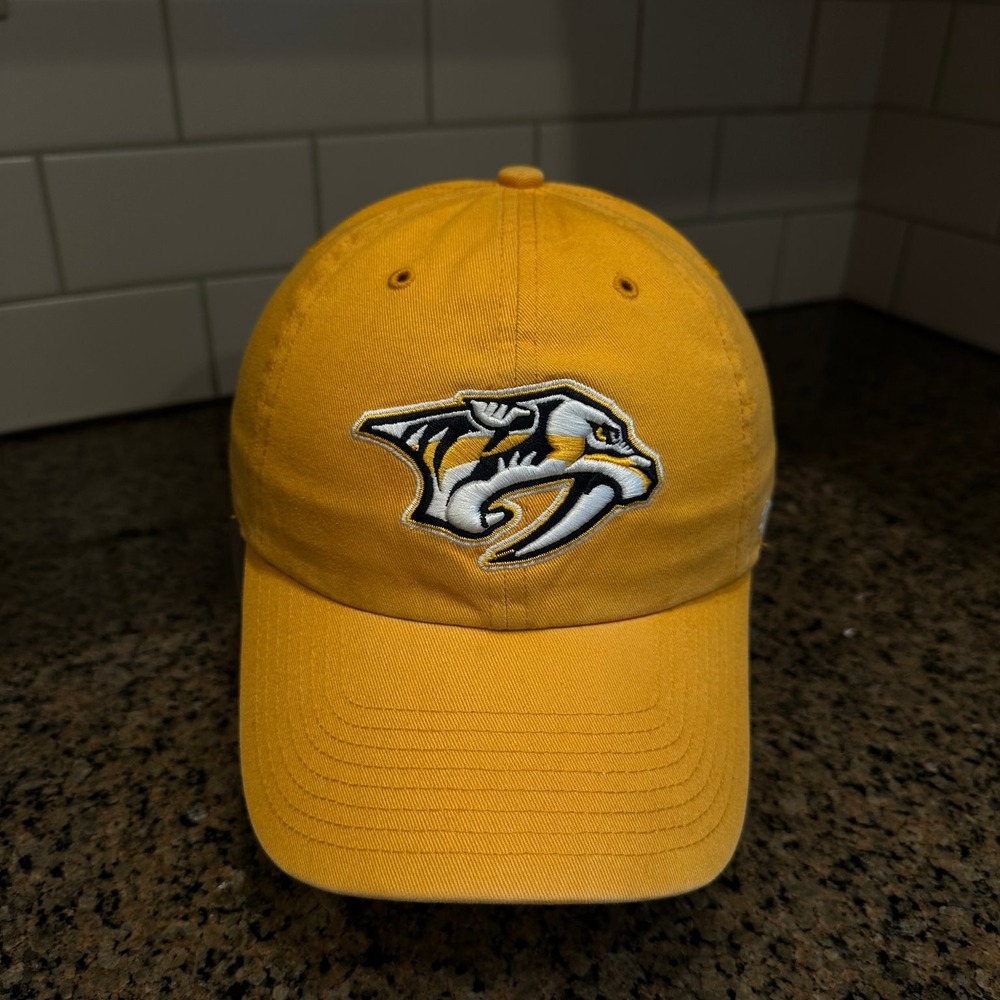 Nashville Predators Hat 47 Brand The Franchise Medium Gold 615 NHL